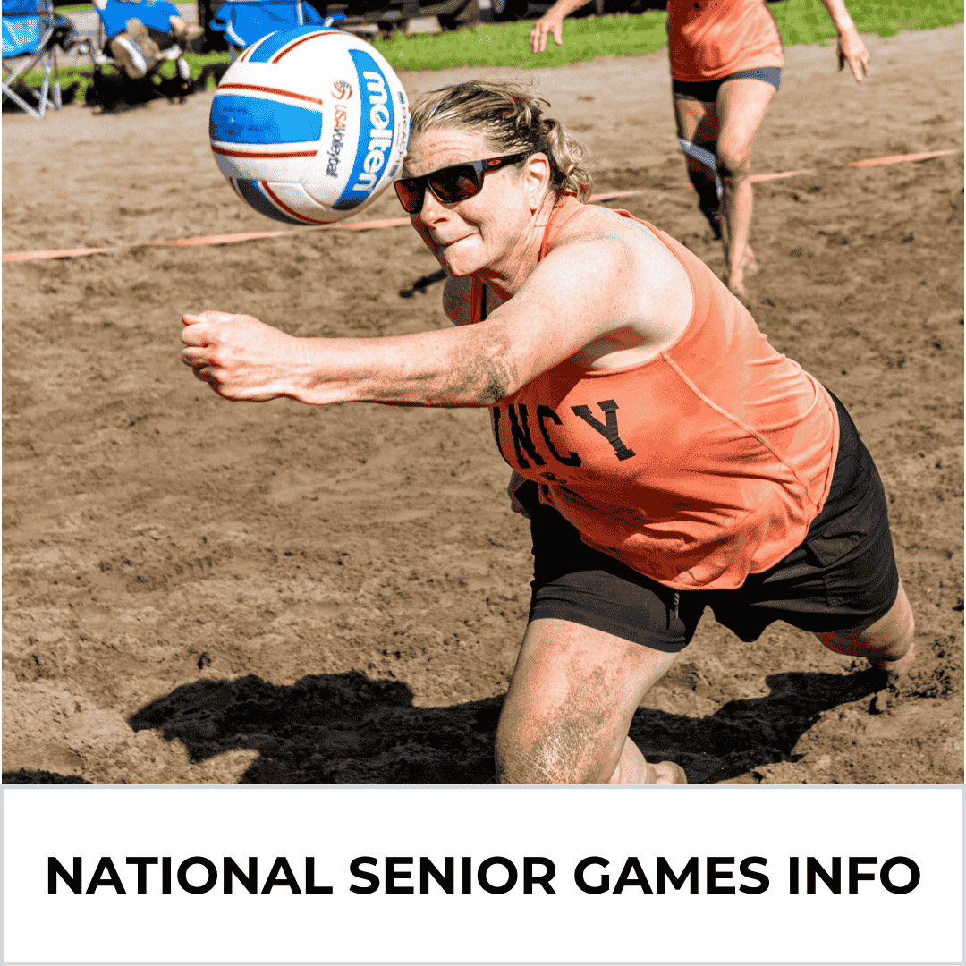 A button for National Senior Games information.